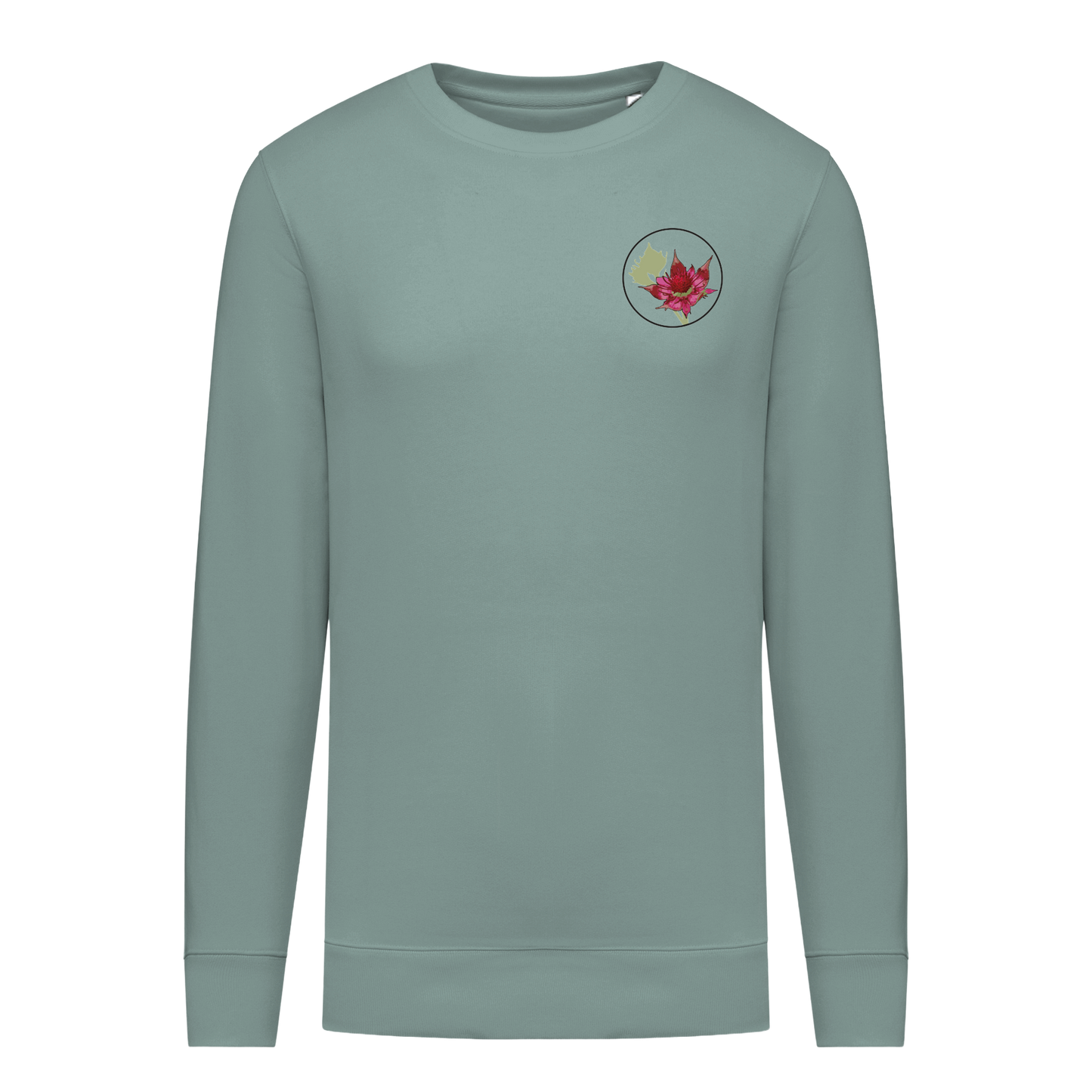 Sumpf-Blutauge Bio Unisex Sweatshirt Backprint