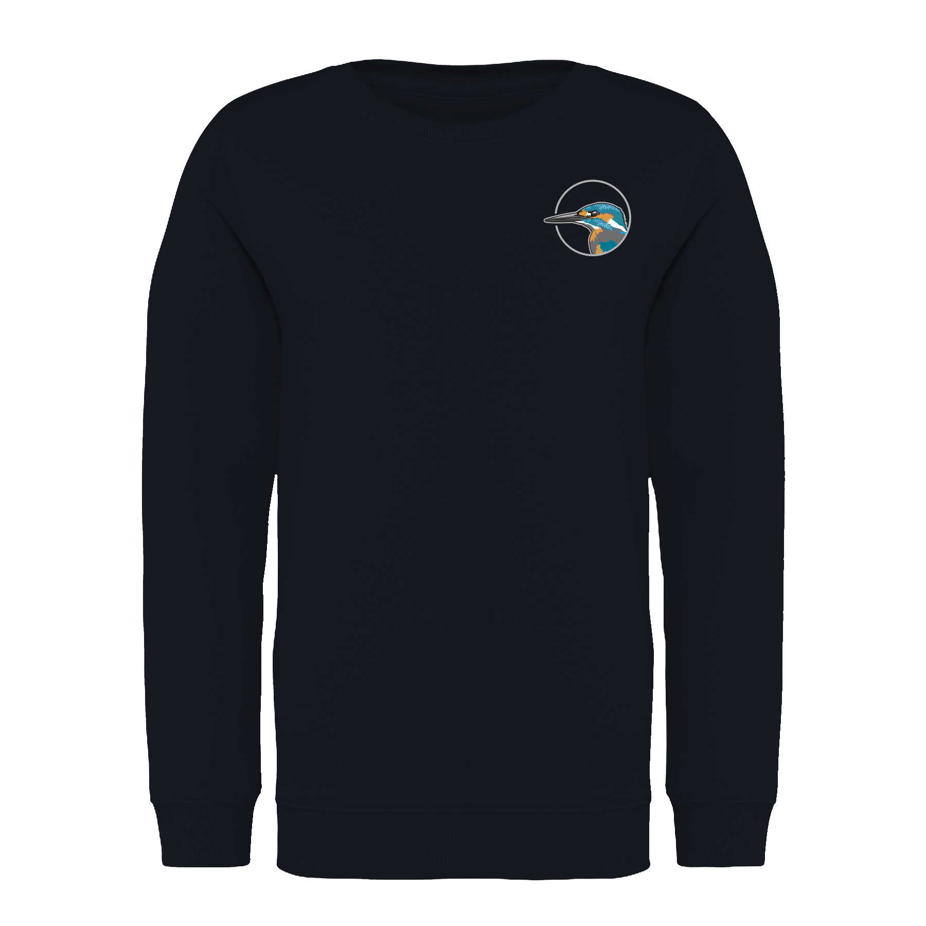 Eisvogel Bio Kinder Unisex Sweatshirt Backprint