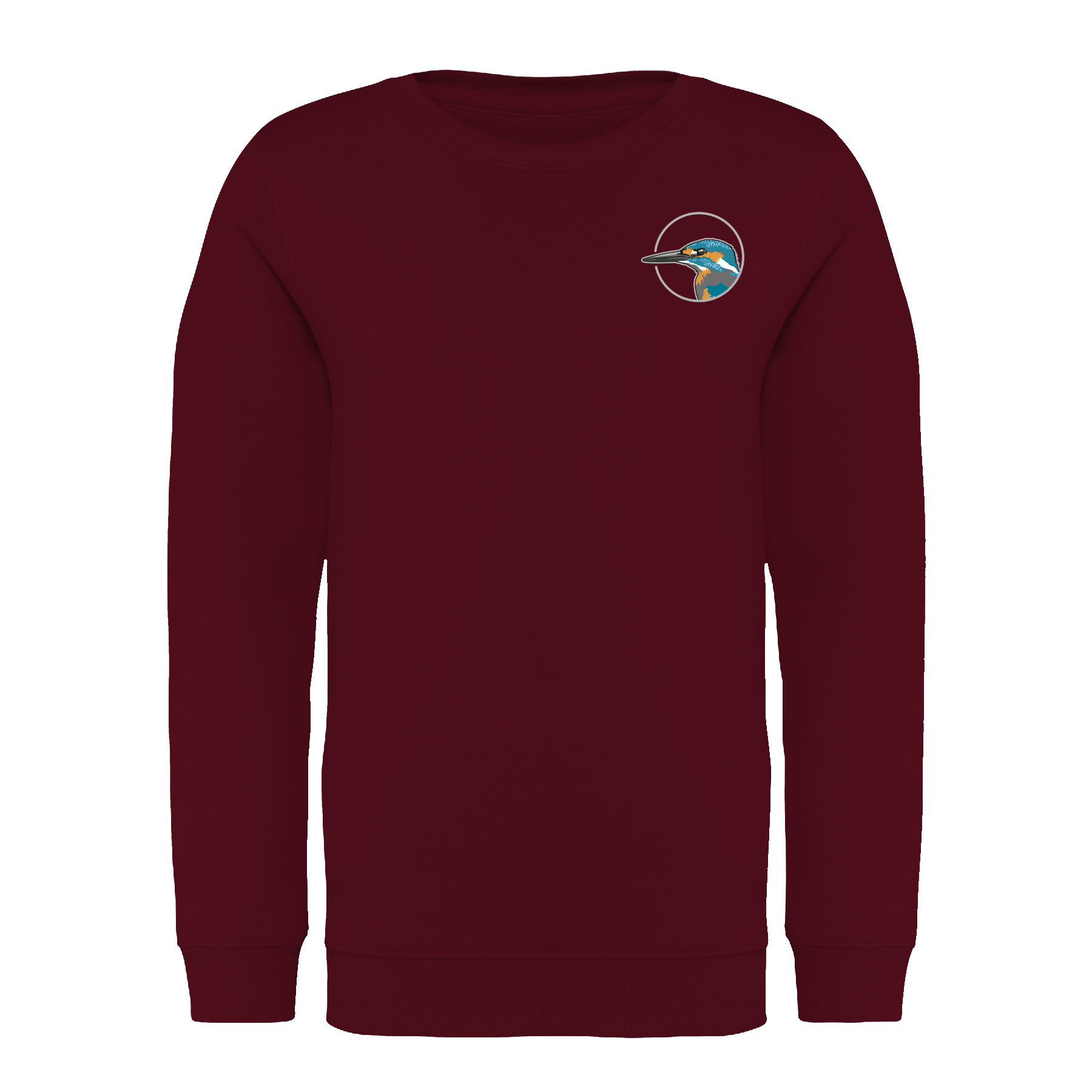 Eisvogel Bio Kinder Unisex Sweatshirt Backprint