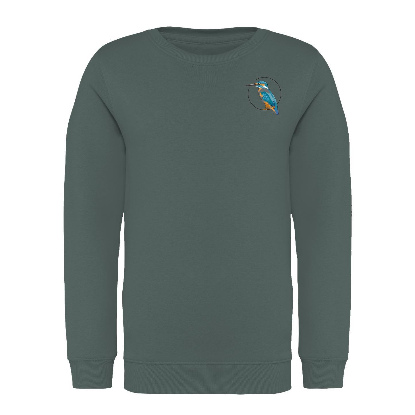 Eisvogel ganz Bio Kinder Unisex Sweatshirt