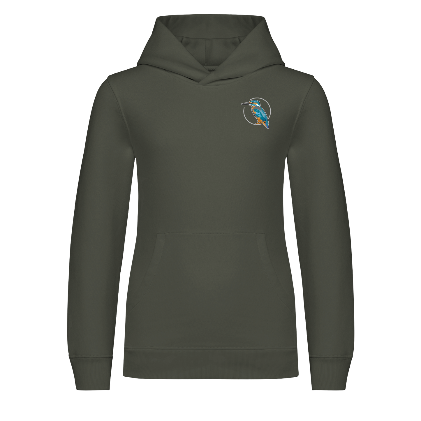 Eisvogel ganz Bio Kinder Unisex Hoodie