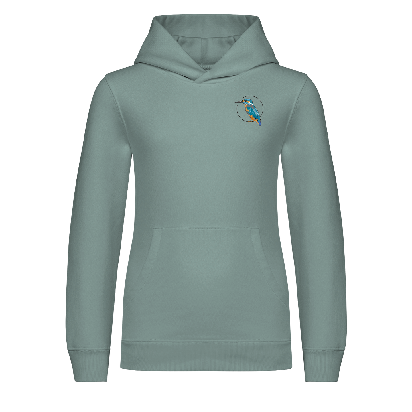 Eisvogel ganz Bio Kinder Unisex Hoodie