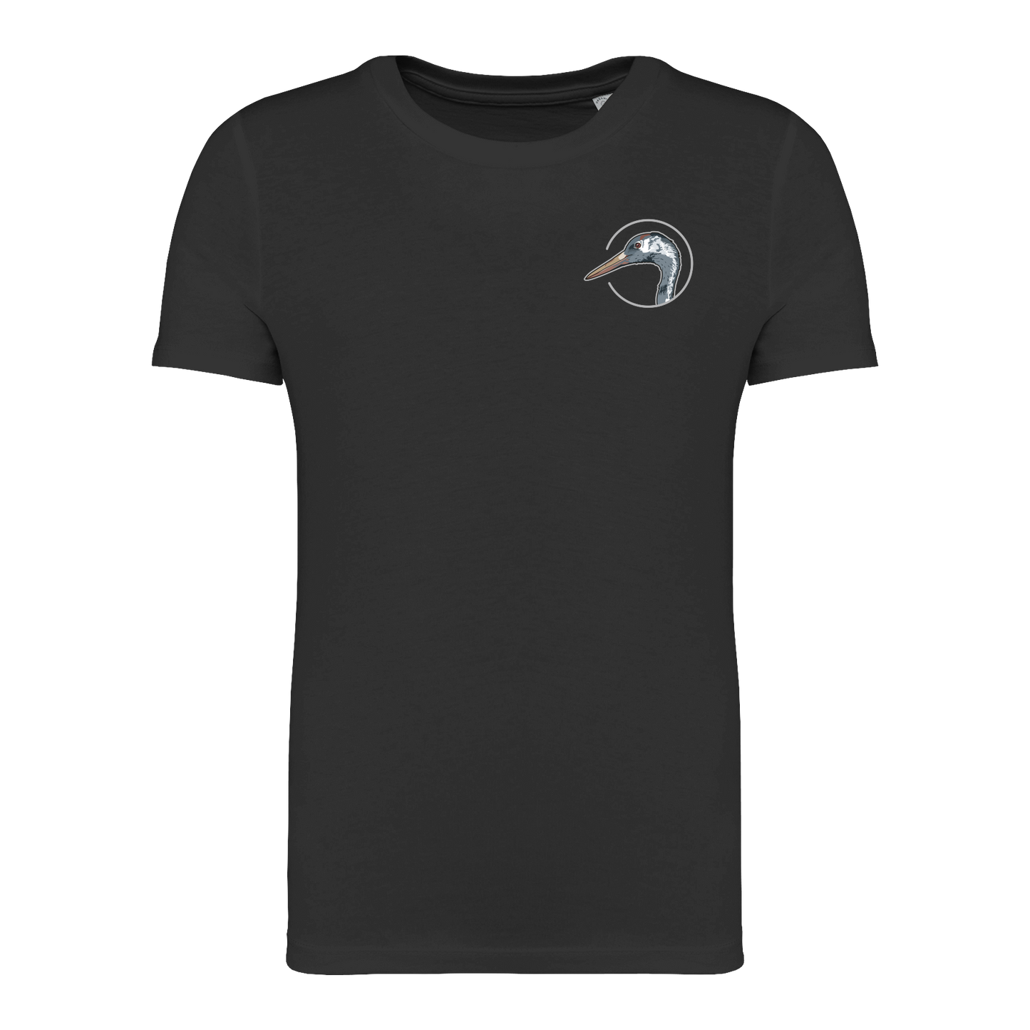 Kranich Bio Kinder Unisex T-Shirt Backprint