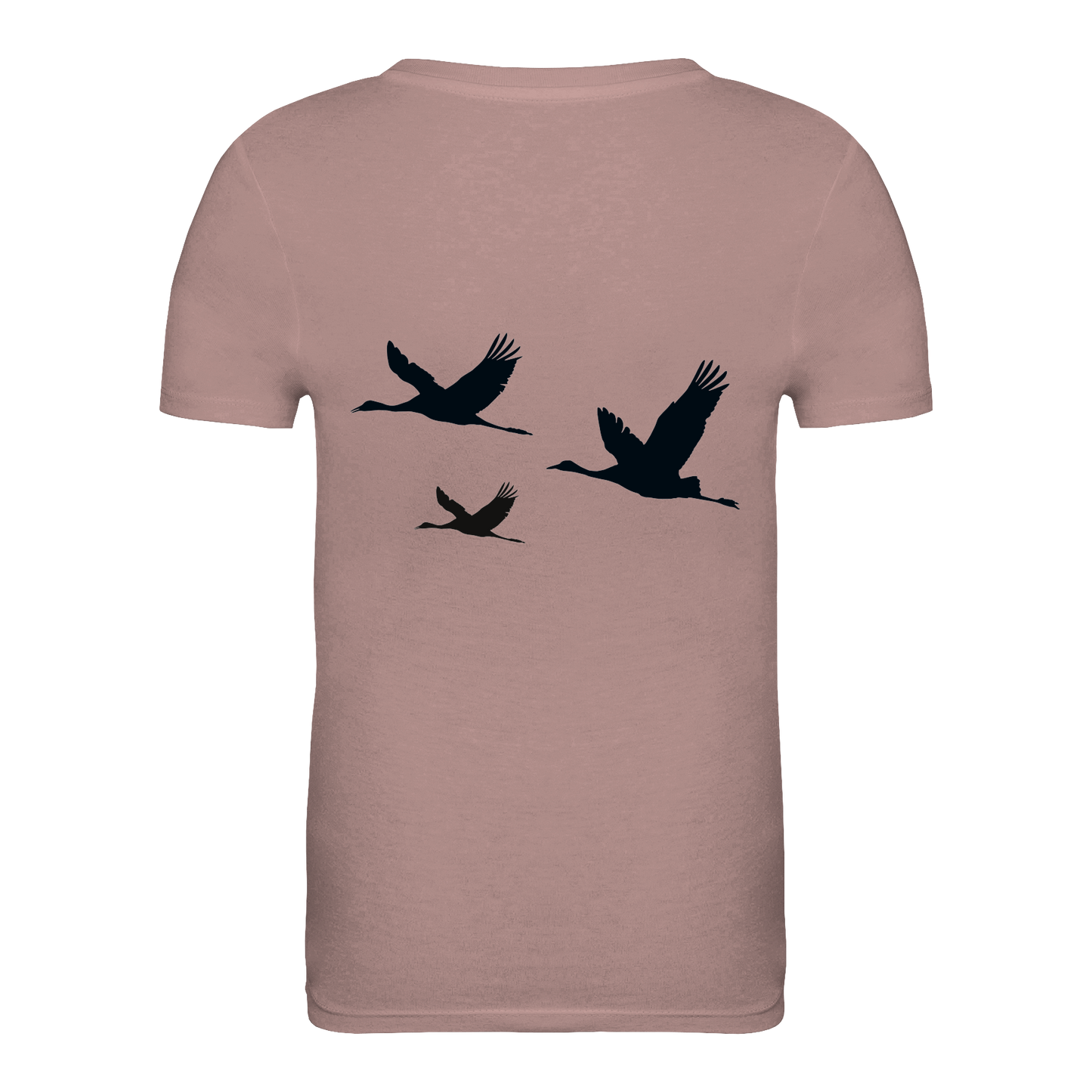 Kranich Bio Kinder Unisex T-Shirt Backprint