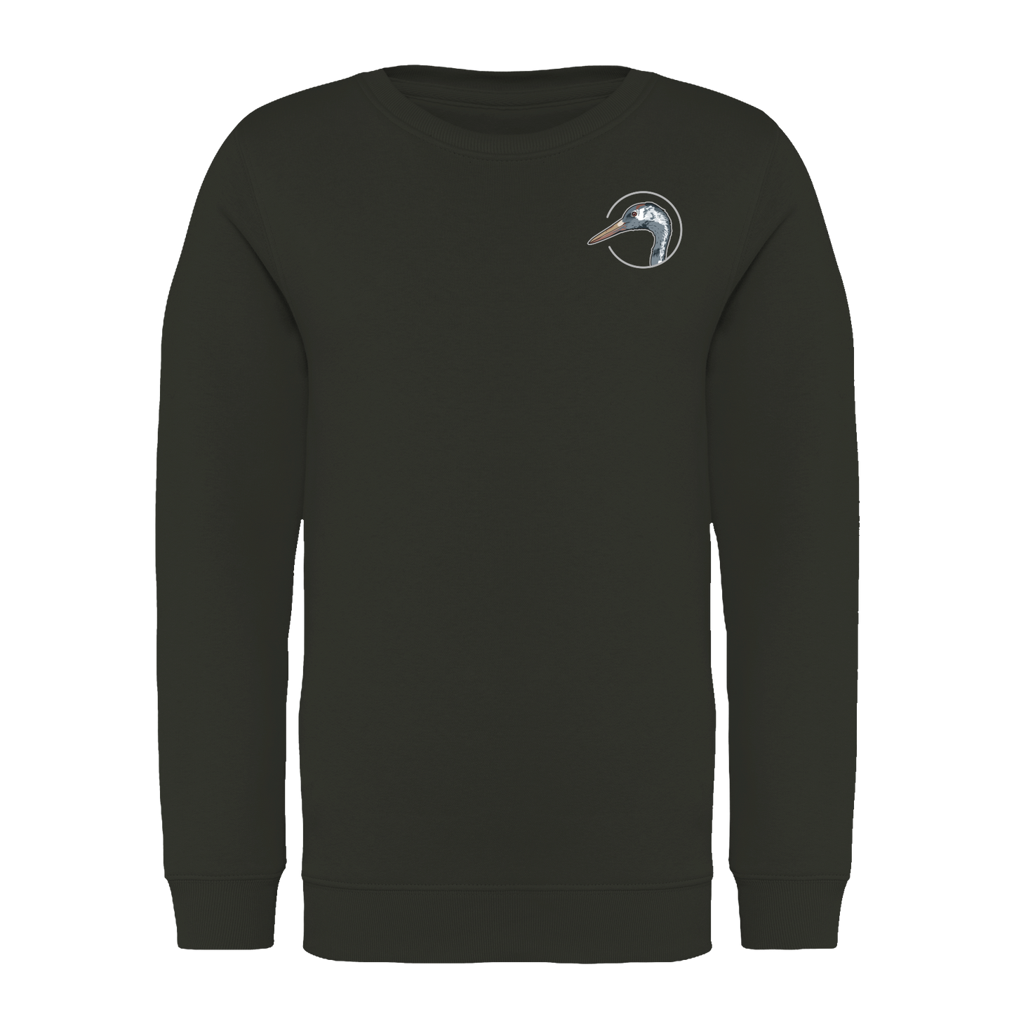 Kranich Bio Kinder Unisex Sweatshirt Backprint
