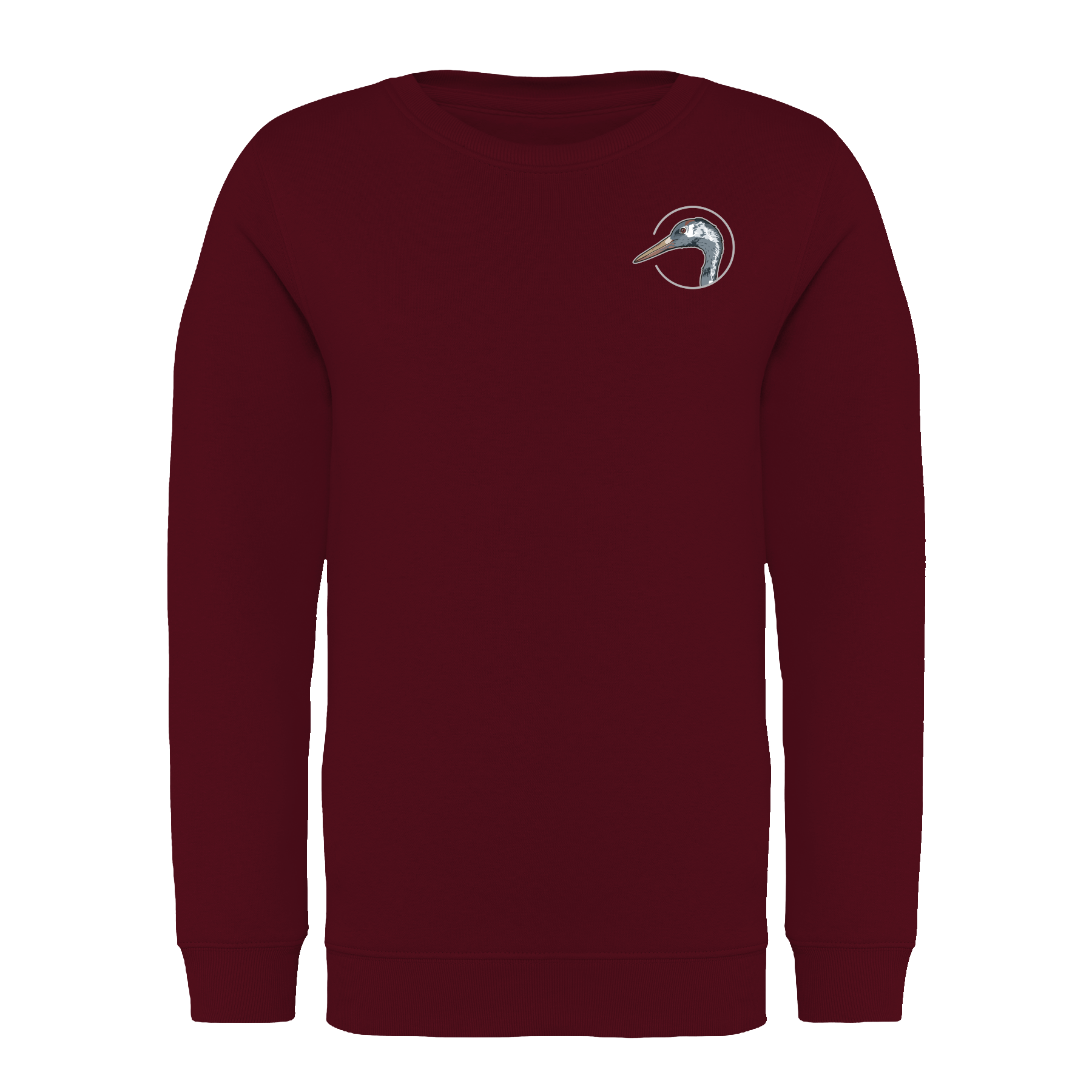 Kranich Bio Kinder Unisex Sweatshirt Backprint