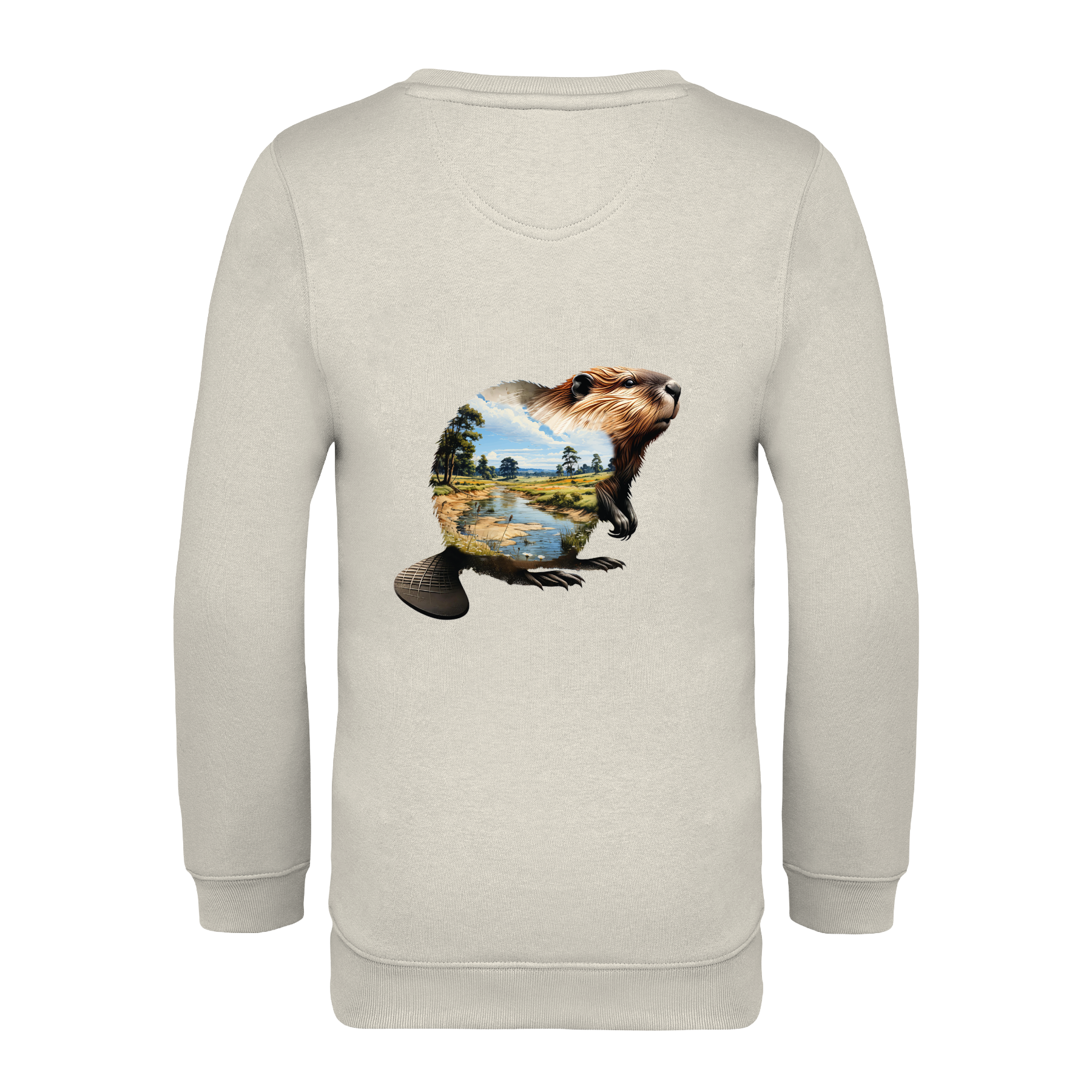 Biber Bio Kinder Unisex Sweatshirt Backprint