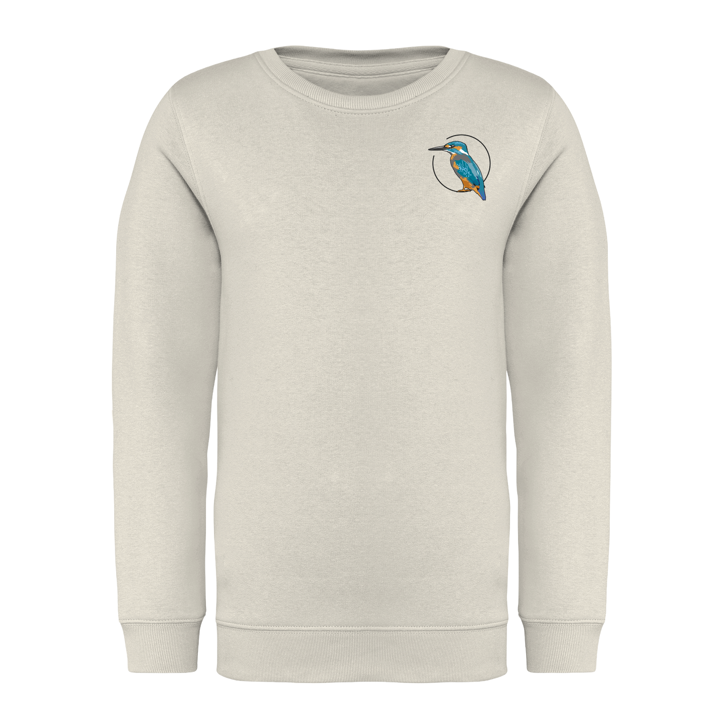 Eisvogel ganz Bio Kinder Unisex Sweatshirt