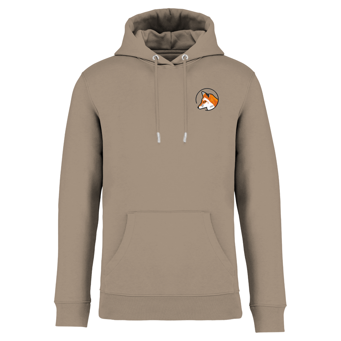 Fuchs Bio Männer Hoodie Stick
