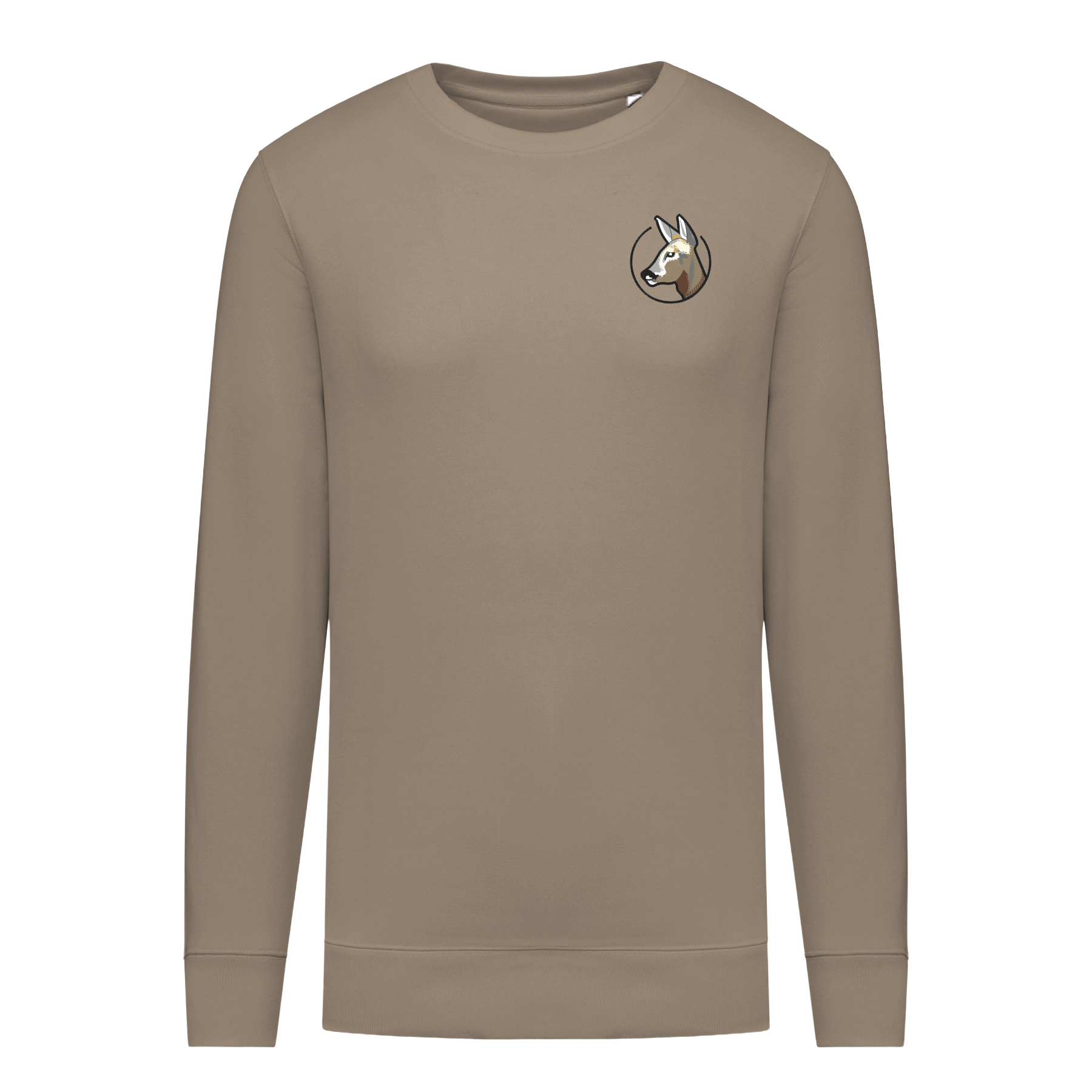 Reh Bio Männer Sweatshirt Stick