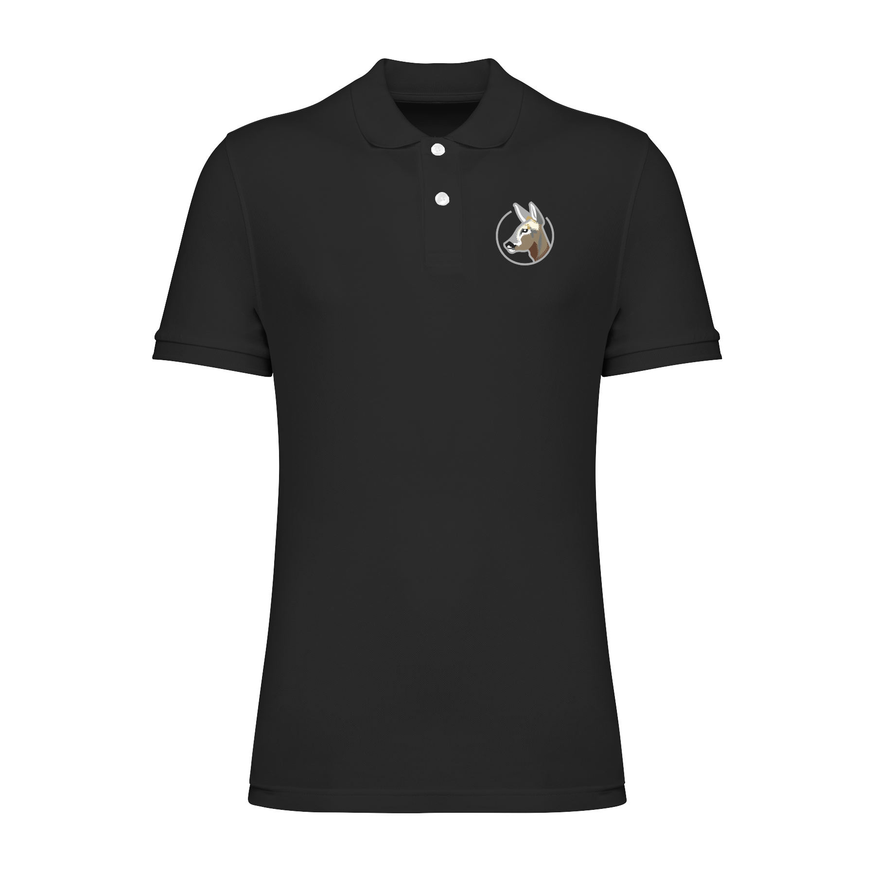 Reh Bio Männer Poloshirt Stick