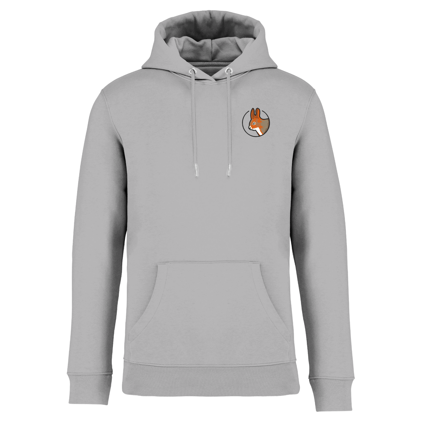 Eichhörnchen Bio Männer Hoodie Stick
