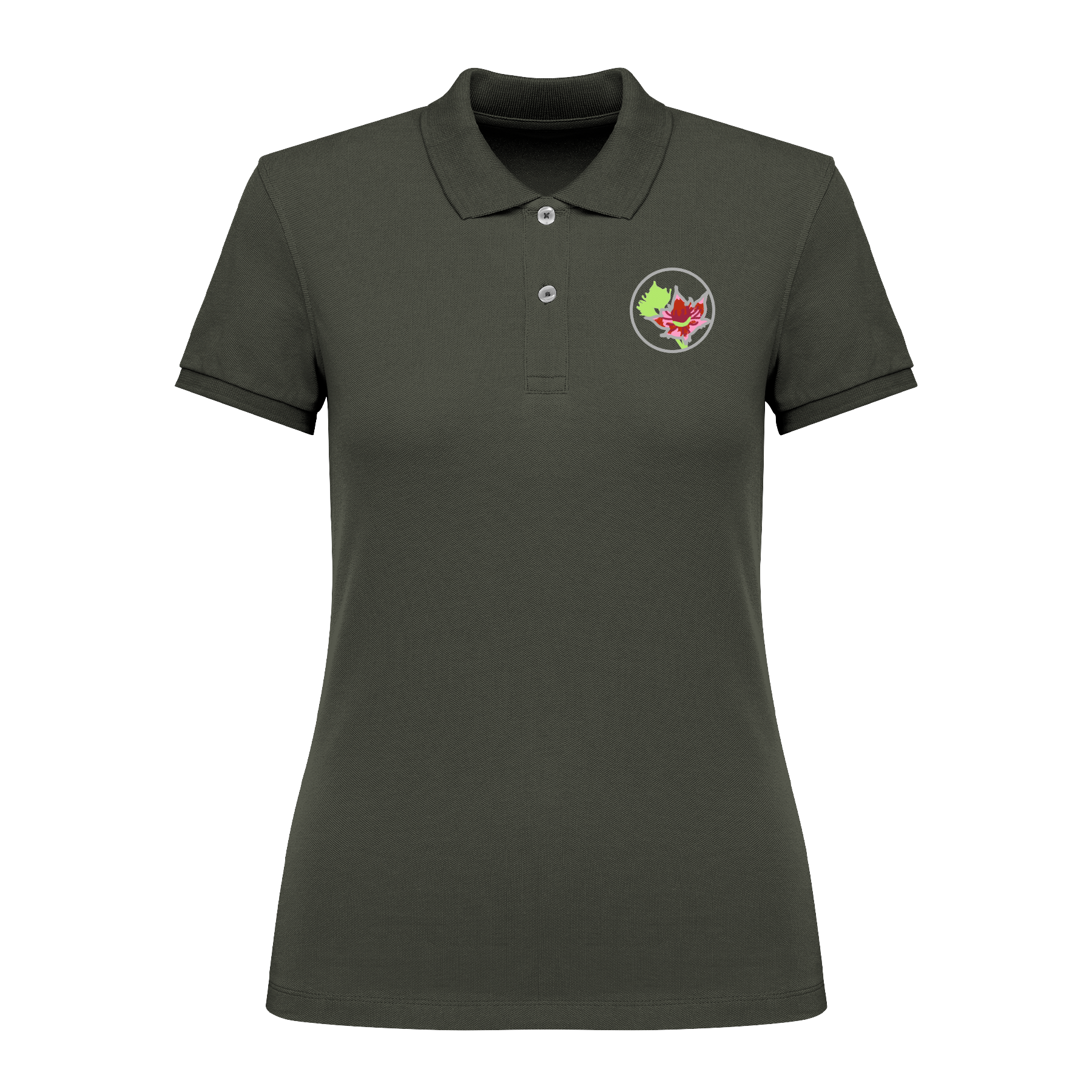 Sumpf-Blutauge Bio Frauen Poloshirt Stick