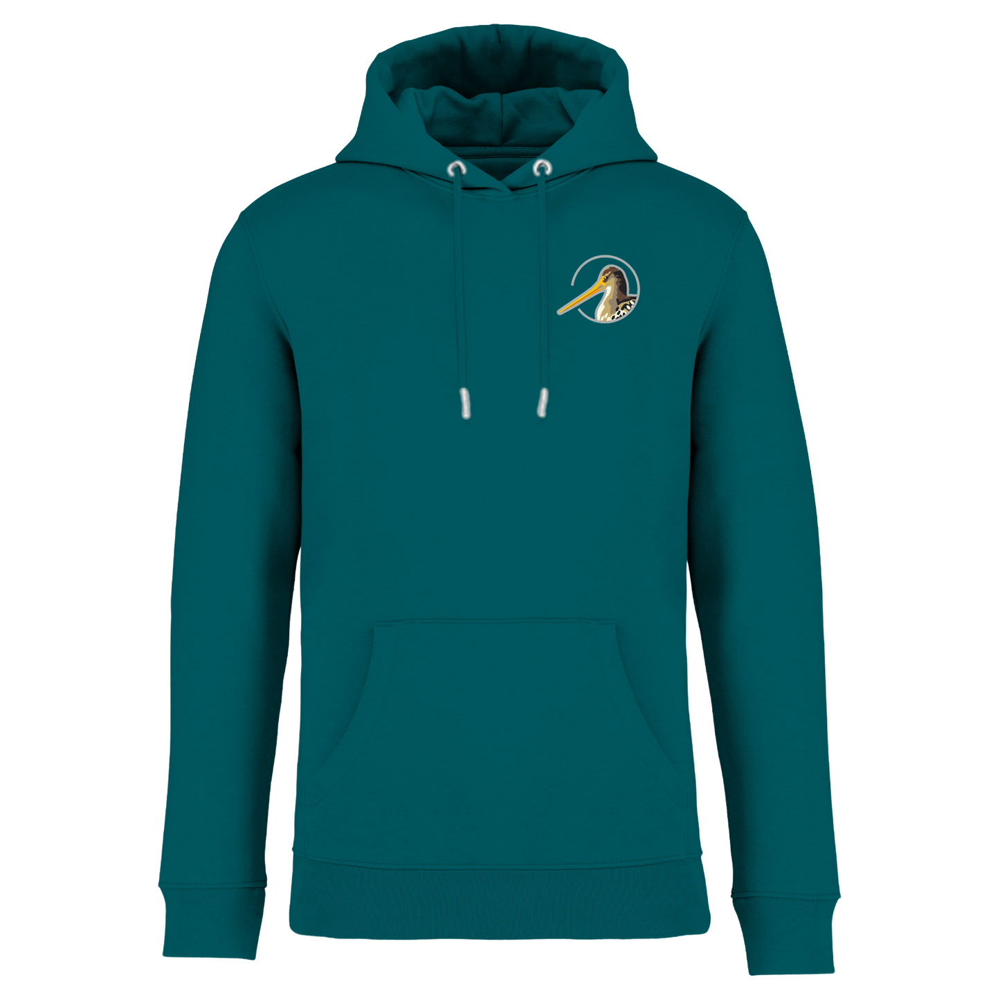 Uferschnepfe Bio Männer Hoodie Stick