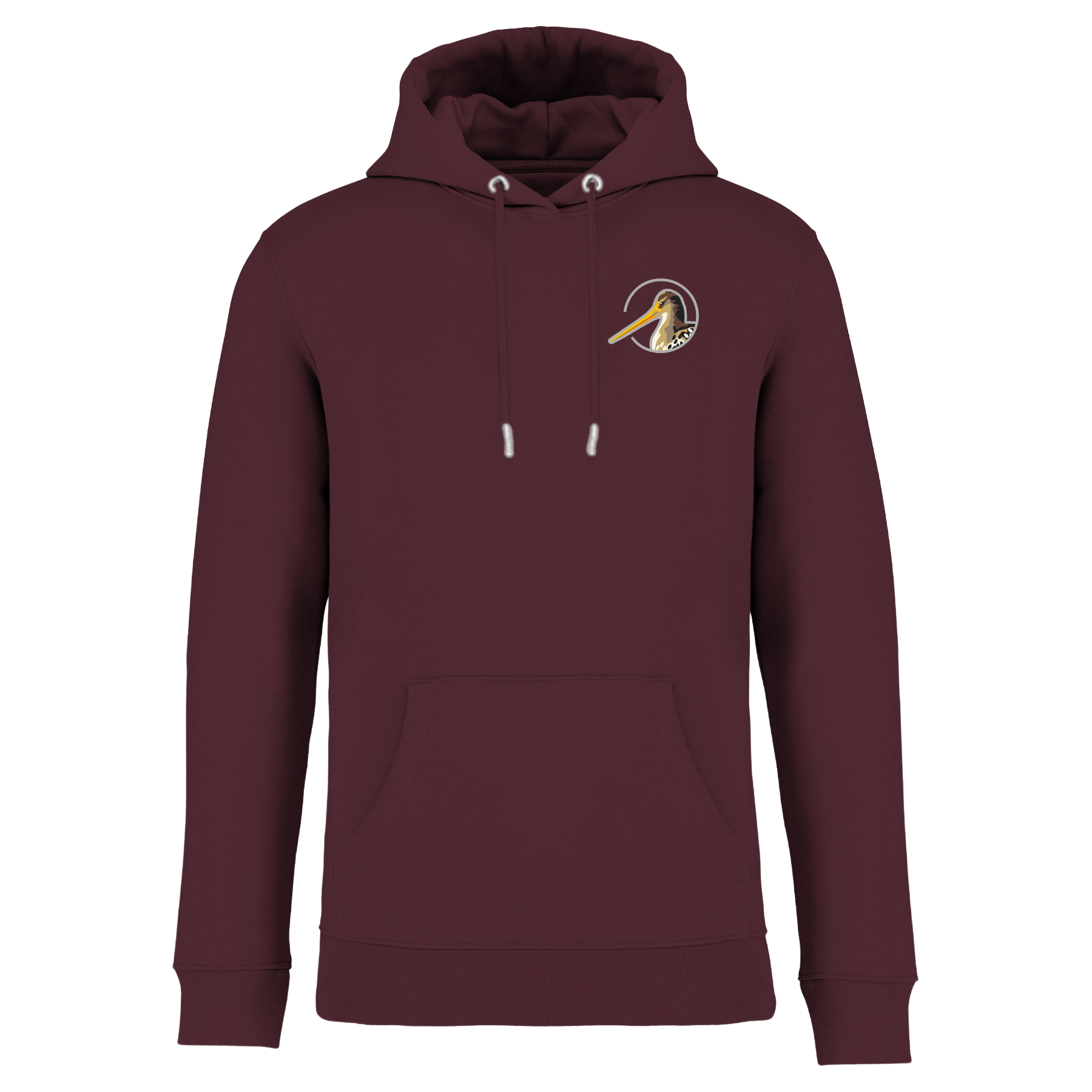 Uferschnepfe Bio Unisex Hoodie Stick