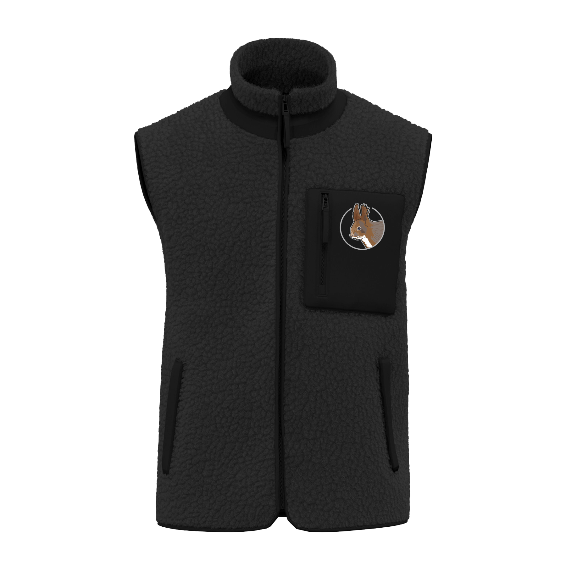 Eichhörnchen Sherpa Unisex Weste