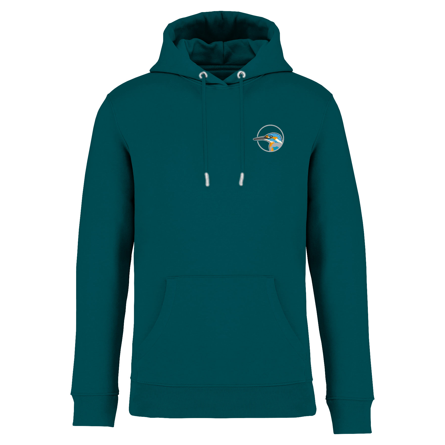 Eisvogel Bio Männer Hoodie Stick