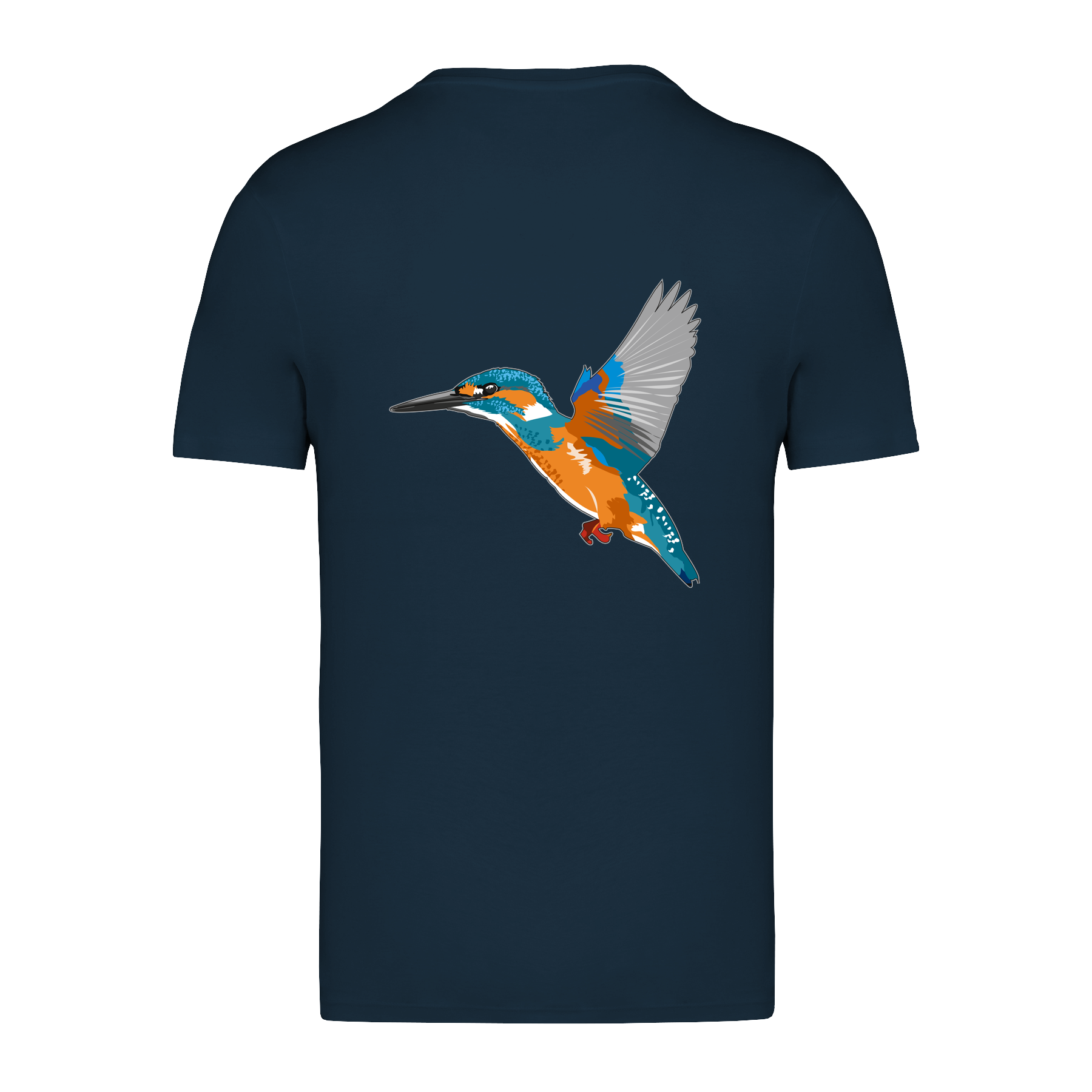 Eisvogel Bio Männer T-Shirt Backprint
