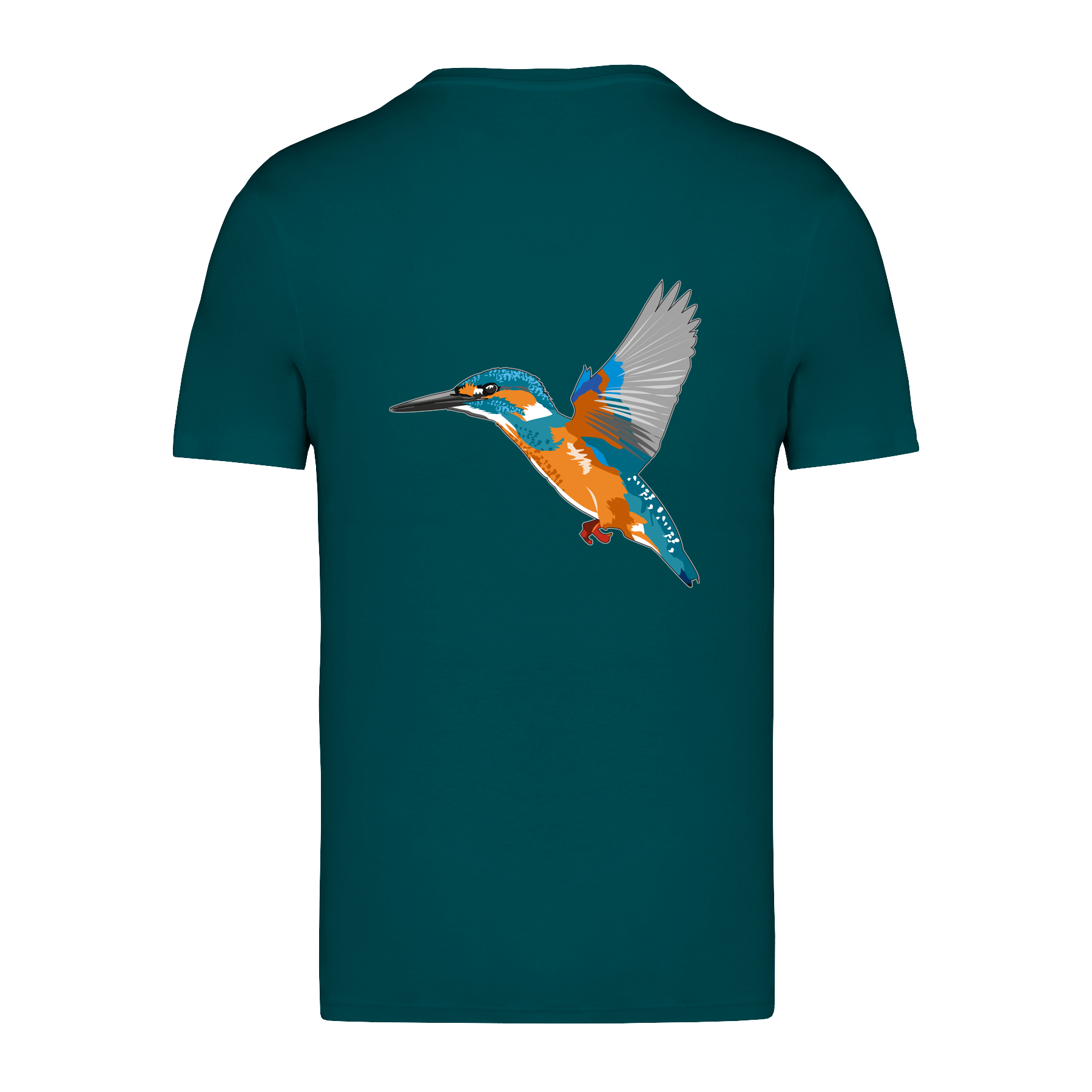 Eisvogel Bio Männer T-Shirt Backprint
