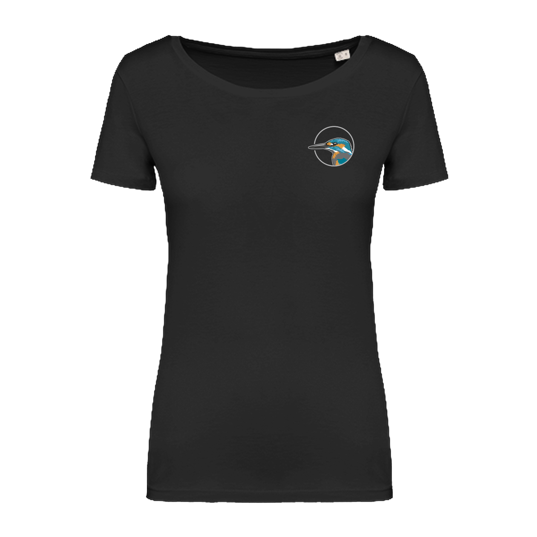 Eisvogel Bio Frauen T-Shirt Backprint