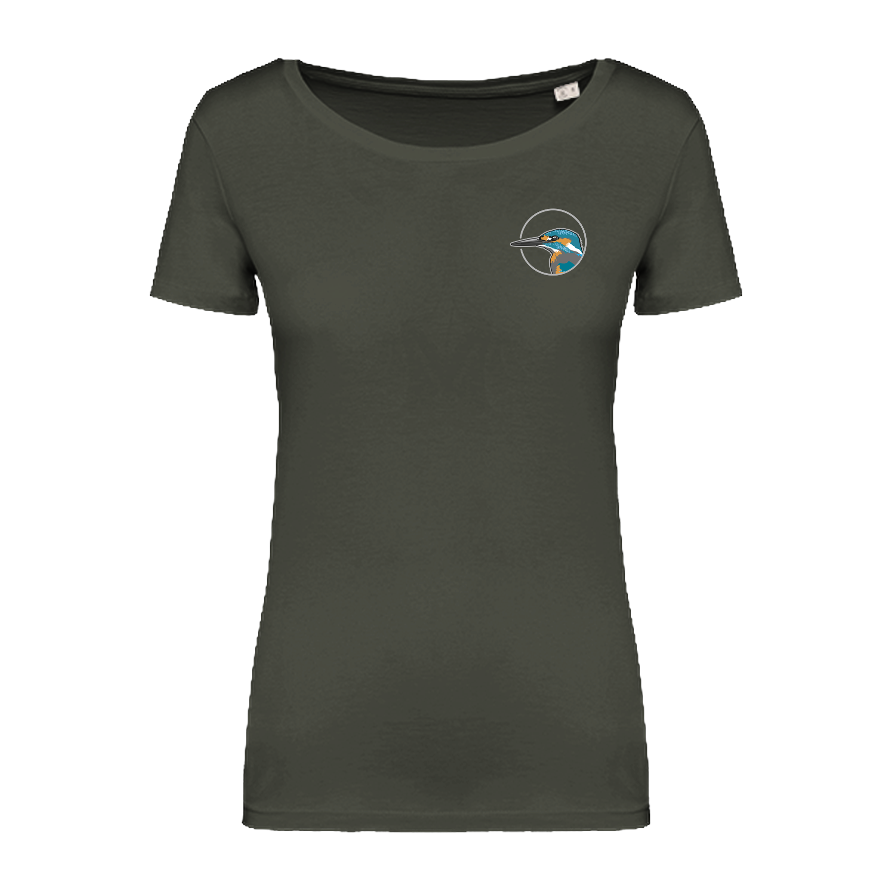 Eisvogel Bio Frauen T-Shirt Backprint
