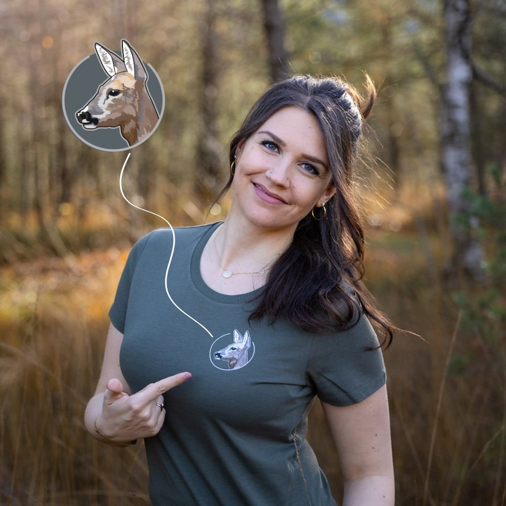 Reh Bio Frauen T-Shirt