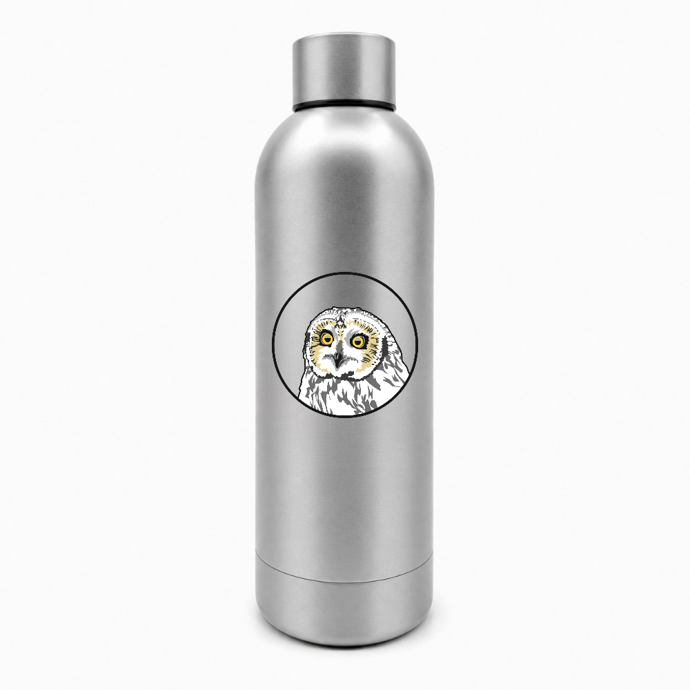 Sumpfohreule Thermosflasche