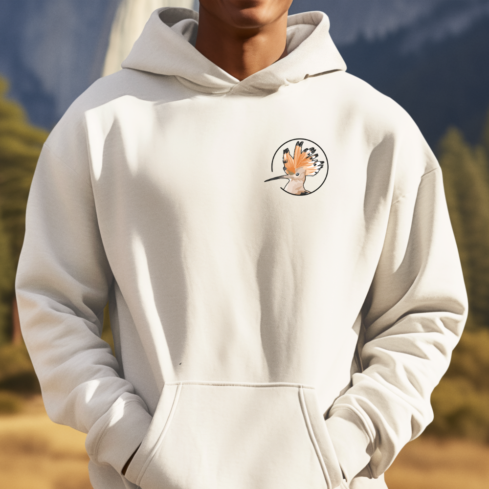 Wiedehopf Bio Männer Hoodie