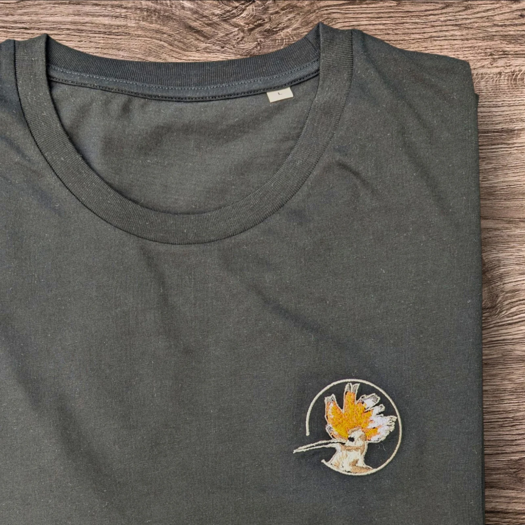 Wiedehopf Bio Männer T-Shirt Stick