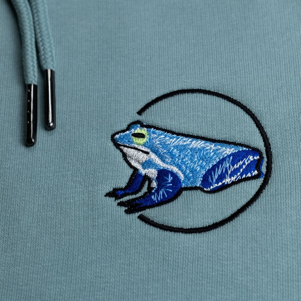 Moorfrosch Bio Unisex Hoodie Stick