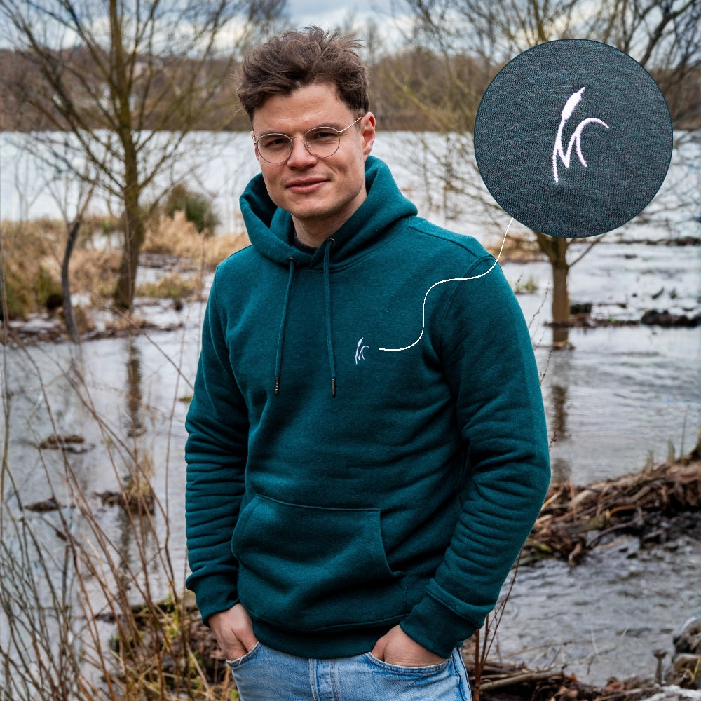 MOORFLUT Bio Männer Hoodie Stick