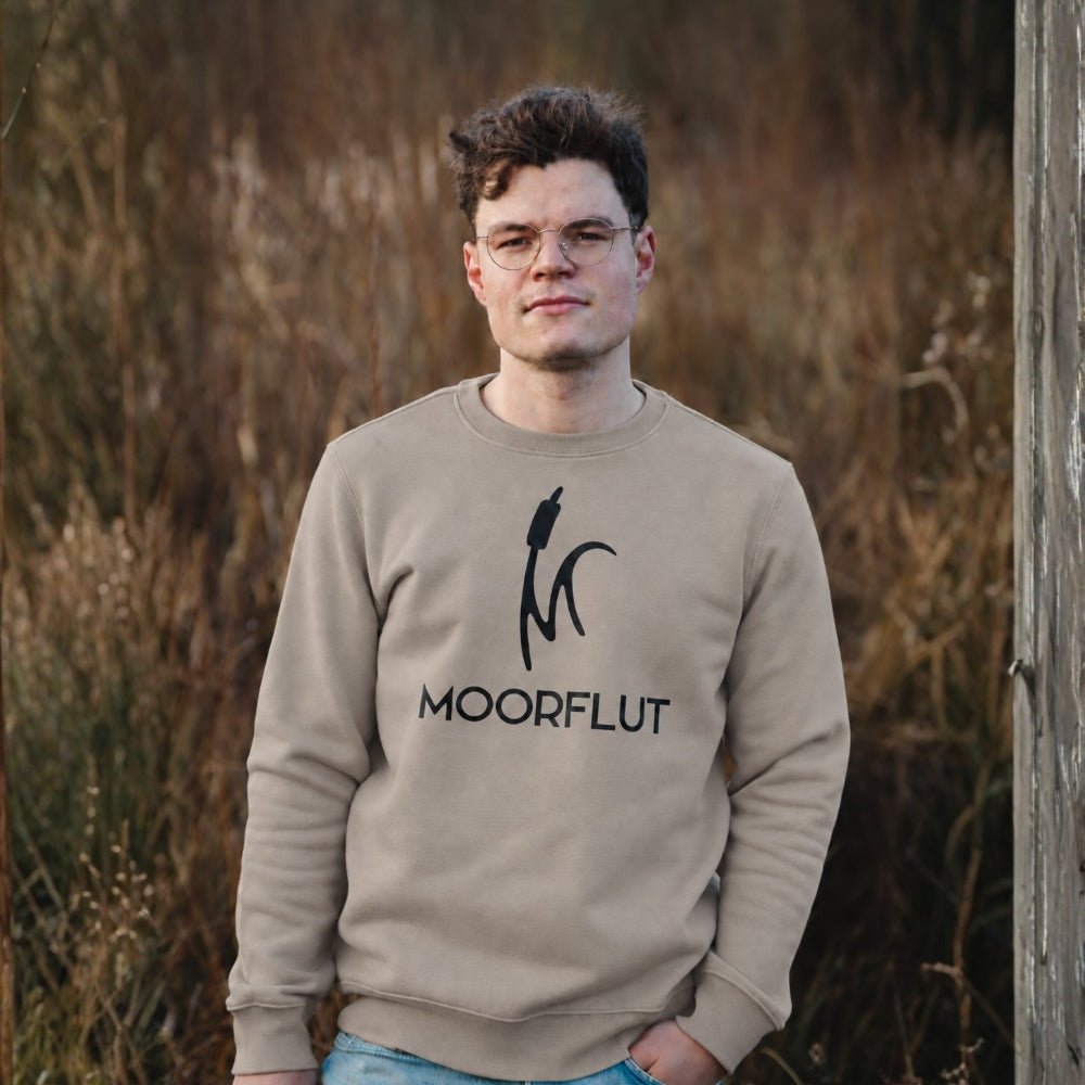 MOORFLUT Bio Männer Sweatshirt Frontprint