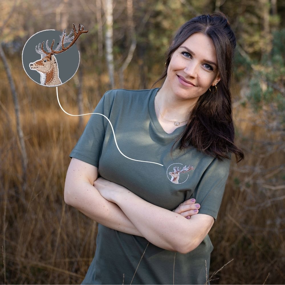 Hirsch Bio Unisex T-Shirt Stick