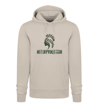 Naturprinzessin 100% Bio Unisex Hoodie Frontprint