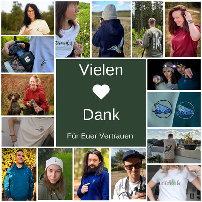 MOORFLUT Bio Männer Sweatshirt Stick