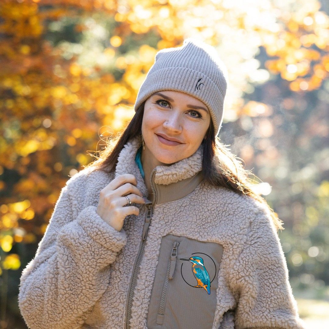 Eisvogel ganz Sherpa Unisex Jacke