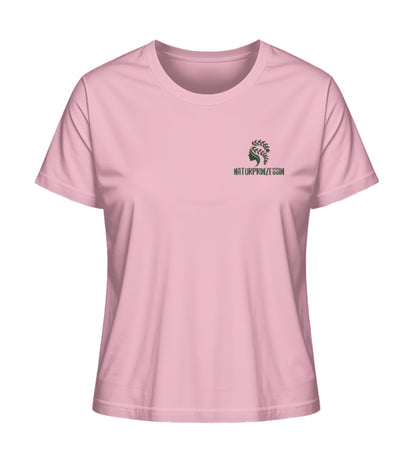 Naturprinzessin 100% Bio Frauen T-Shirt Brusttasche