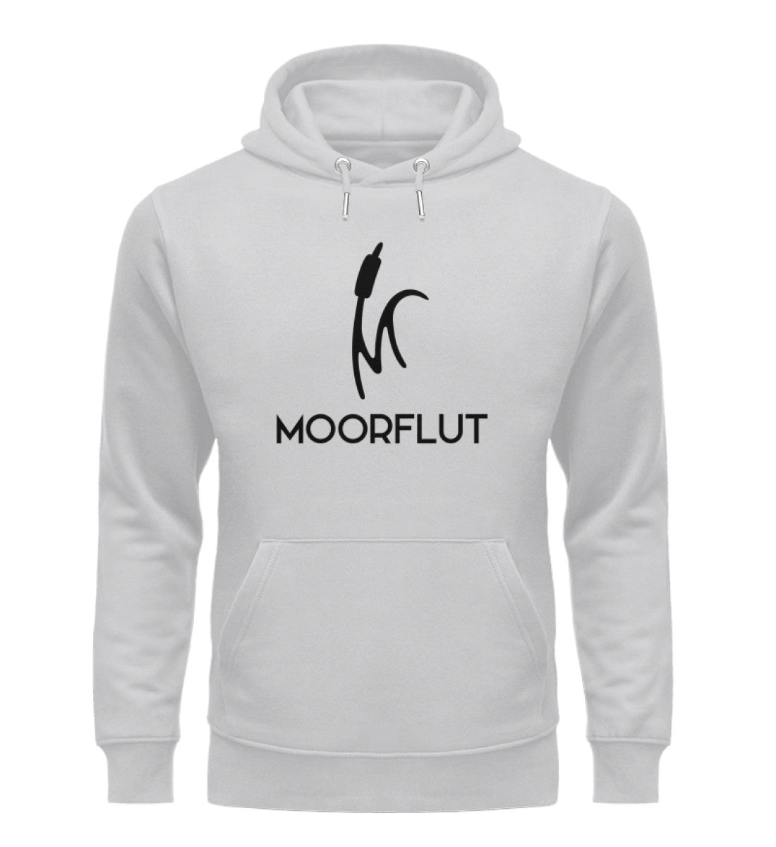 MOORFLUT 100% Bio Männer Hoodie Frontprint