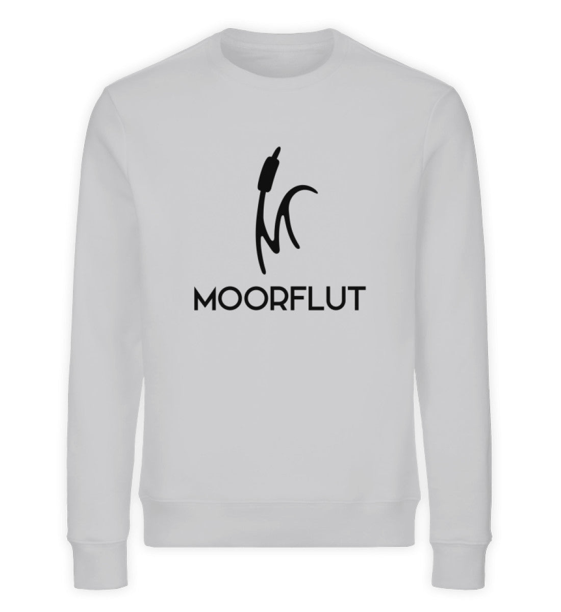 MOORFLUT 100% Bio Männer Sweatshirt Frontprint