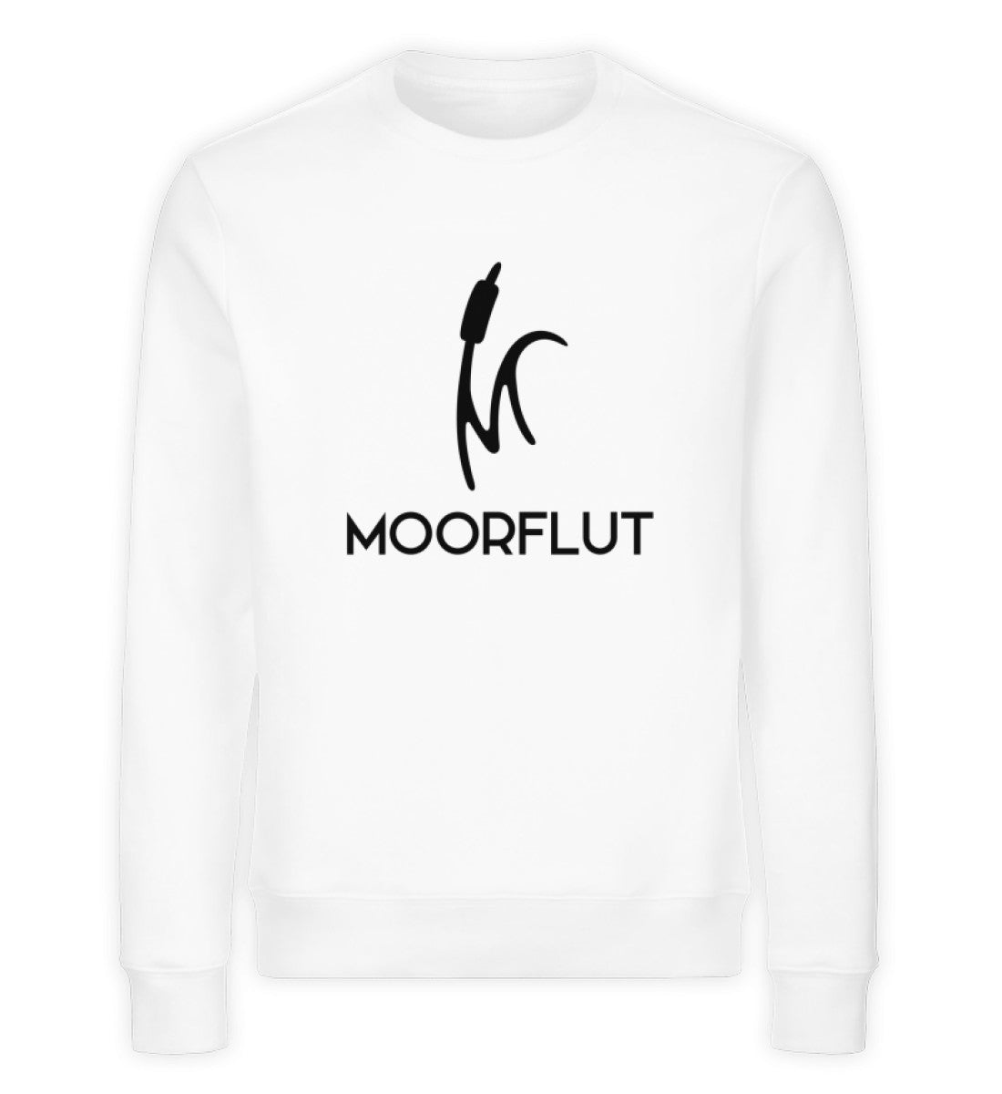 MOORFLUT 100% Bio Männer Sweatshirt Frontprint