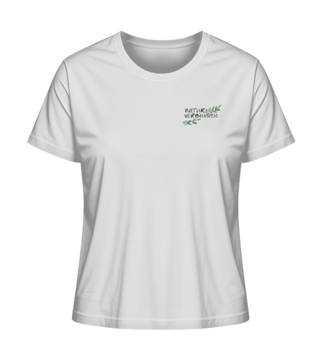 naturverbunden 100% Bio Frauen T-Shirt Brusttasche