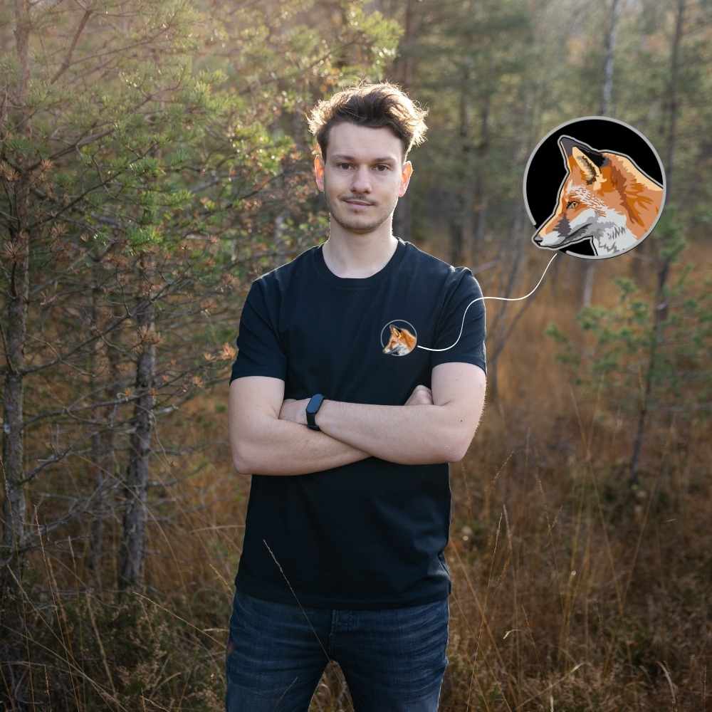 Fuchs Bio Männer T-Shirt