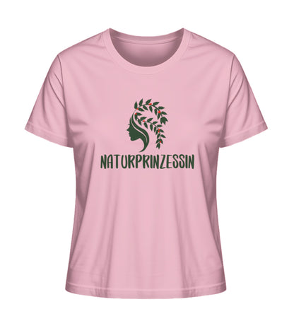 Naturprinzessin 100% Bio Frauen T-Shirt Frontprint