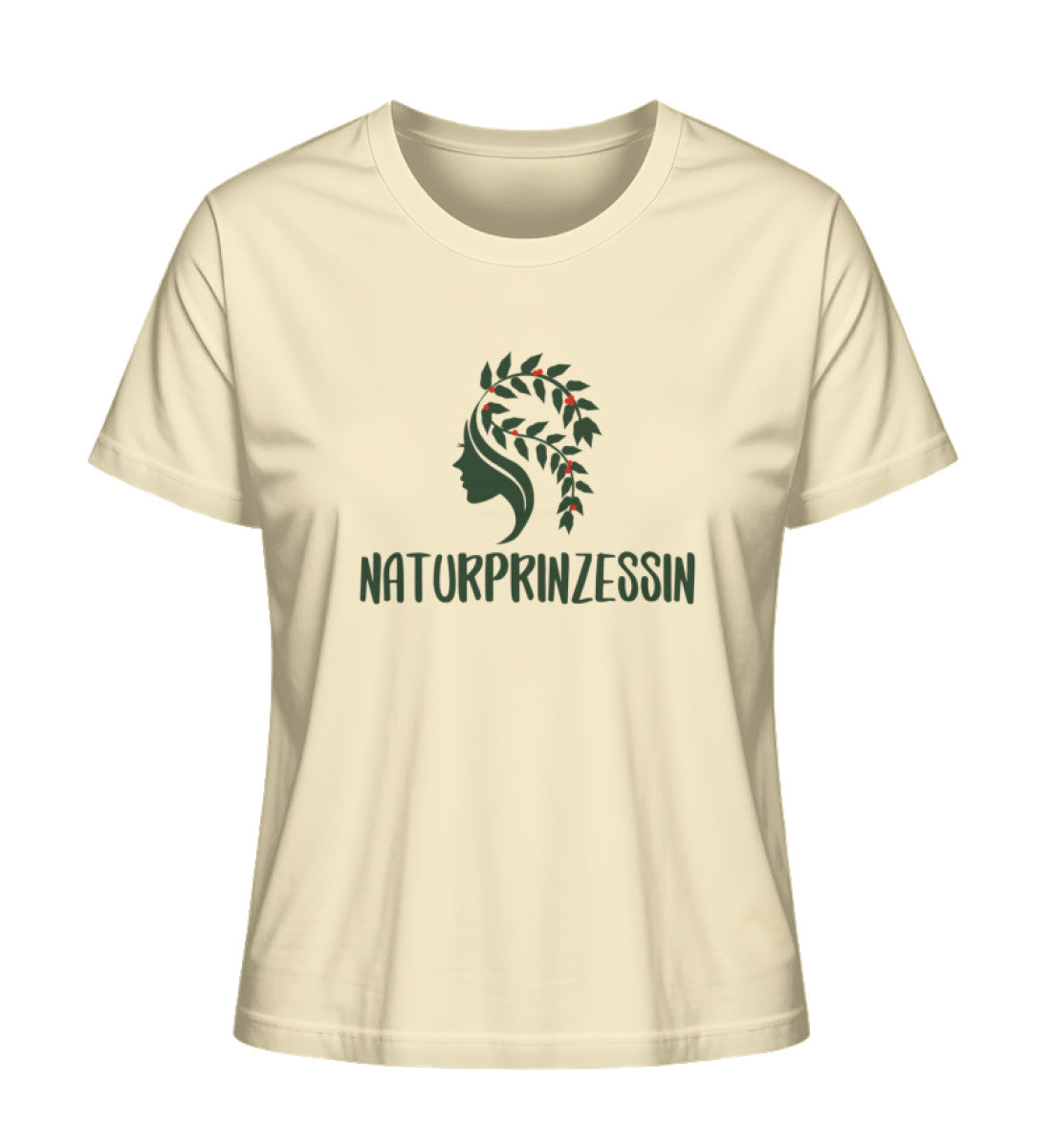 Naturprinzessin 100% Bio Frauen T-Shirt Frontprint