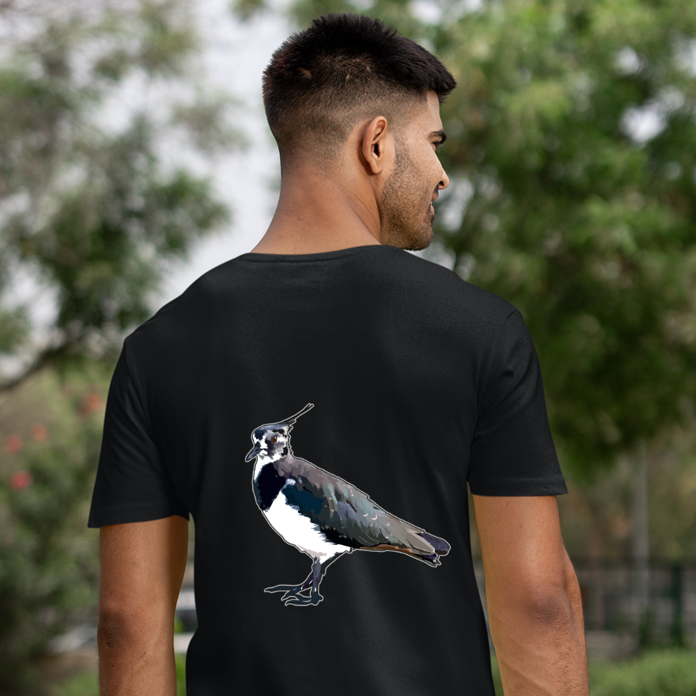 Kiebitz Bio Männer T-Shirt Backprint