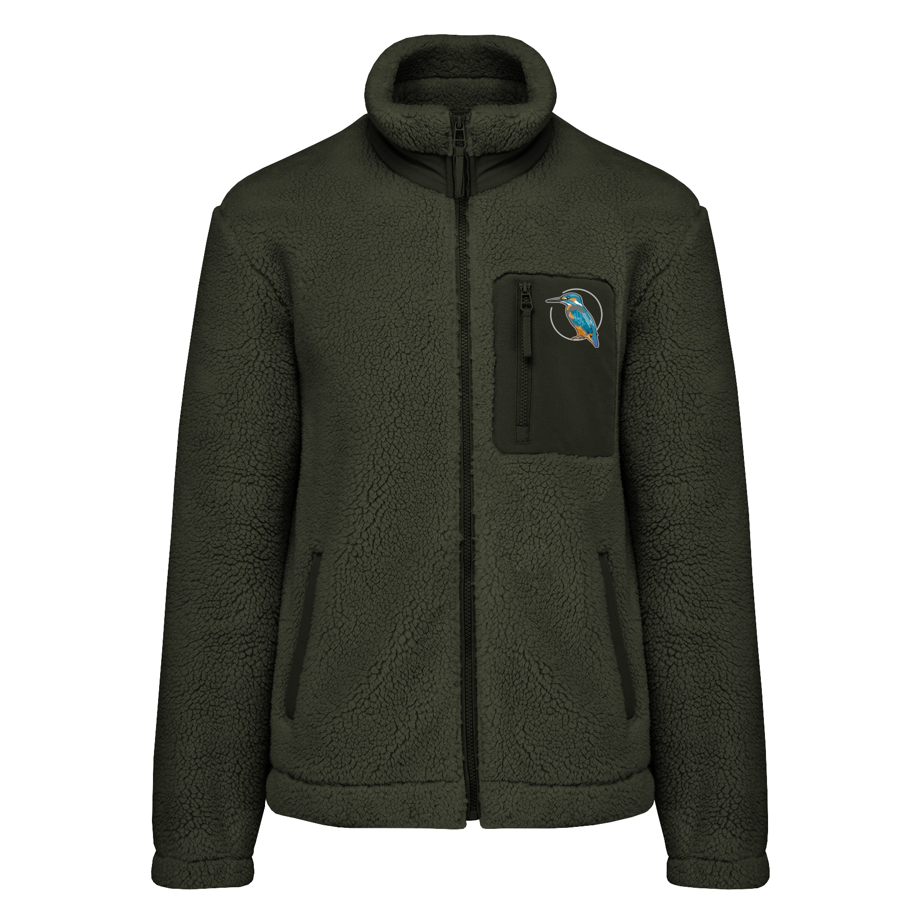 Eisvogel ganz Sherpa Unisex Jacke