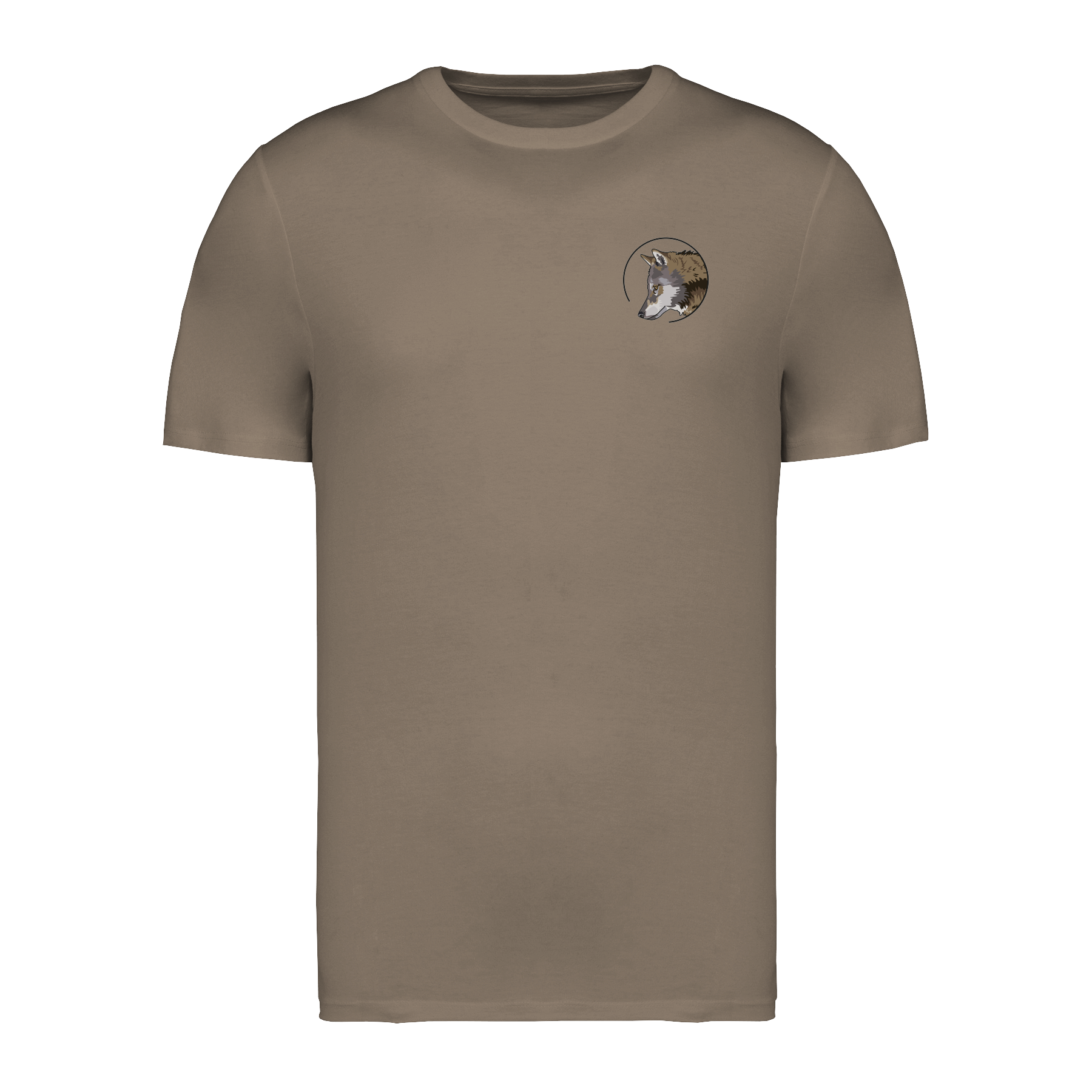 Eurasischer Grauwolf Bio Männer T-Shirt