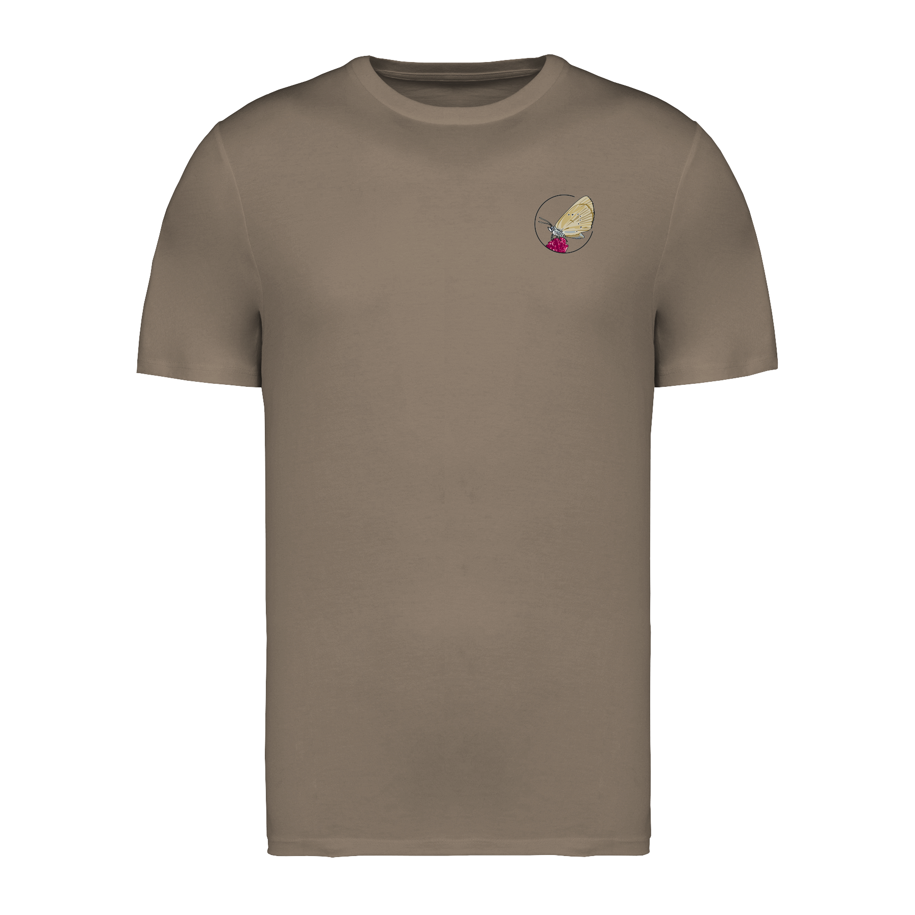 Dunkler Wiesenknopf-Ameisenbläuling Bio Männer T-Shirt Backprint