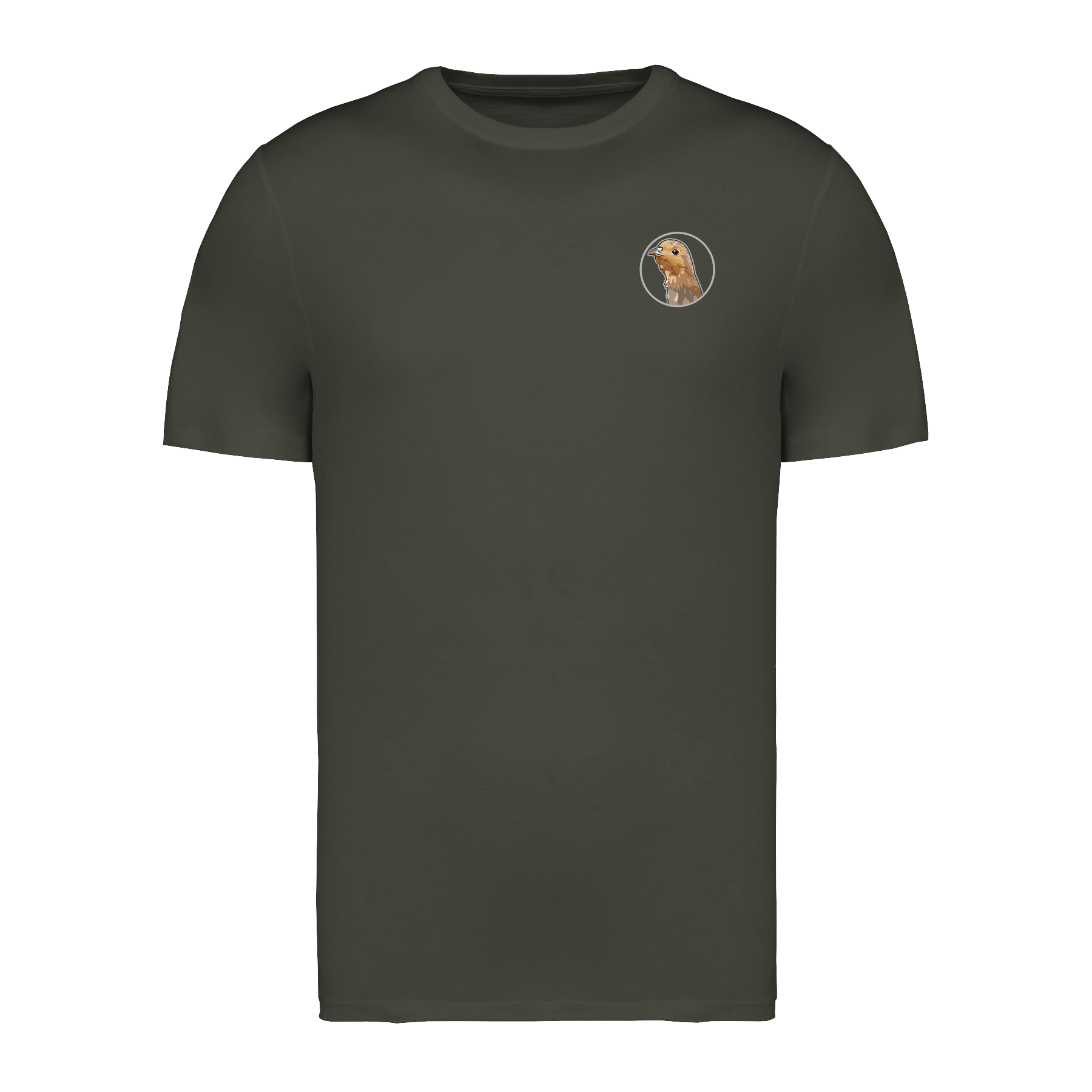 Rebhuhn Bio Männer T-Shirt Backprint