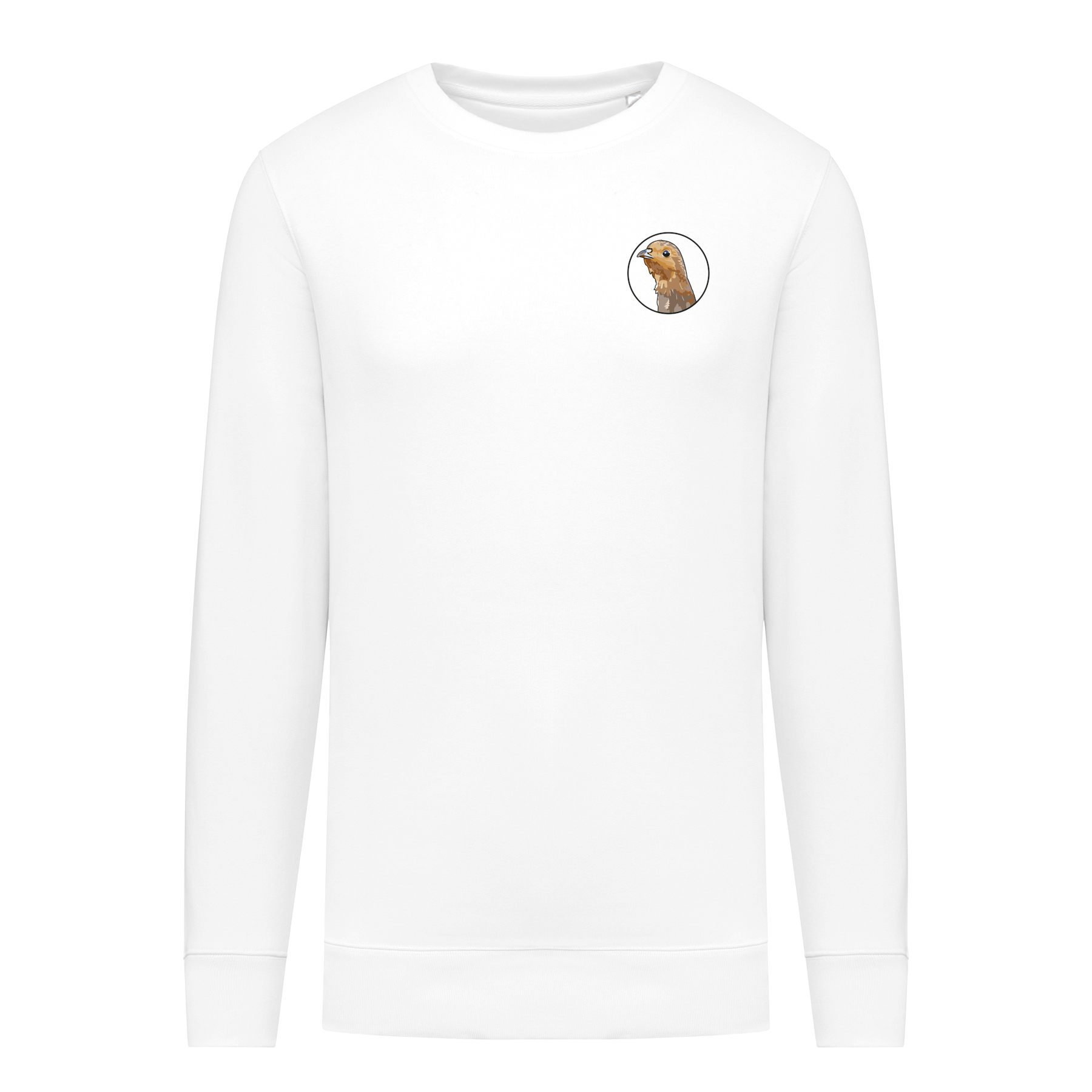 Rebhuhn Bio Unisex Sweatshirt Backprint